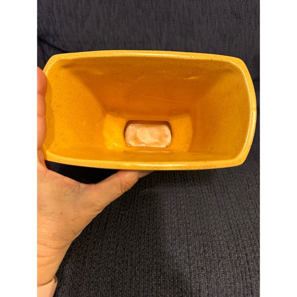 McCoy Floraline yellow vase ‎ 453 - Picture 4 of 5